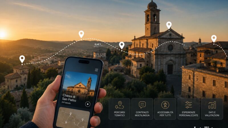 la cultura si muove sul territorio, connette comunità e costruisce nuovi percorsi personalizzati dal visitatore attraverso la webapp TOM
